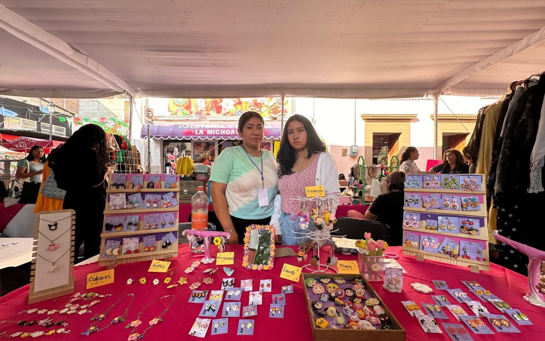 Wendy, un ejemplo de amor y superación en la Feria Empresarial de las Mujeres Emprendedoras