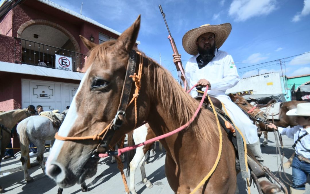 Celebran el 114 aniversario de la Revolución Mexicana en La Aldea