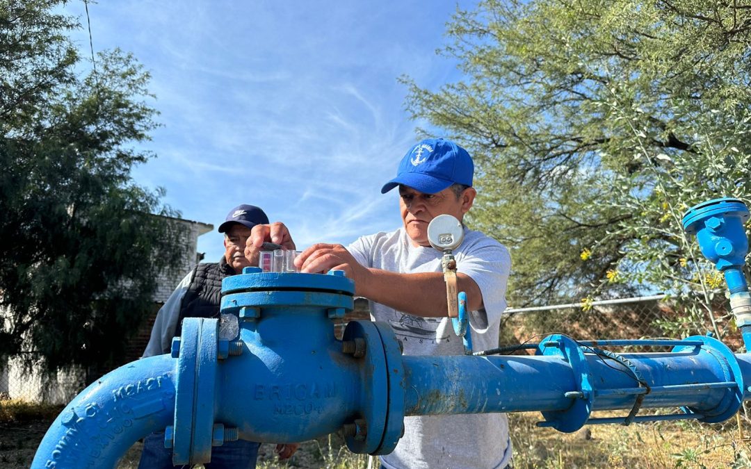 Verifican correcta clorificación de pozos en la zona rural de Silao